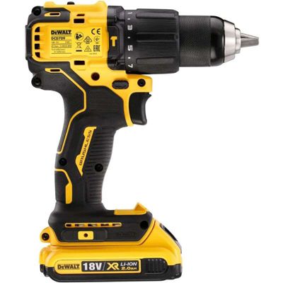 Perceuse visseuse à percussion 18V XR Brushless + 2 batteries 5Ah + chargeur + coffret TSTAK - DEWALT - DCZ100P2KT-QW