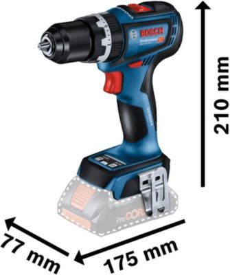 Perceuse-visseuse à percussion Bosch GSB 18V-90 C 06019K6102 - corps nu sans batterie ni chargeur, L-Boxx