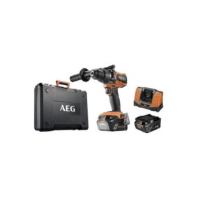 Perceuse-visseuse à percussion Brushless AEG 18V - 2 batteries 6.0Ah - Chargeur BSB18BL-602K