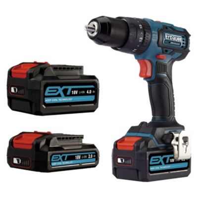 Perceuse Visseuse A Percussion Sans Fil Erbauer Ecd18 Li 2 18v 4ah 1 Batterie 2ah Offerte Castorama