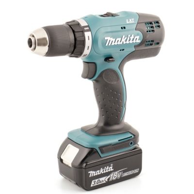 Perceuse visseuse sans fil 18V + 2 Batteries lithium 3 Ah + Mallette MAKITA