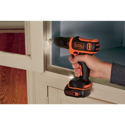 Perceuse visseuse sans fil Black+Decker 10.8V BDCDD12K-QW - 1.5Ah