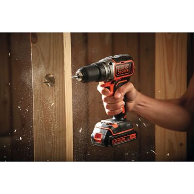 Perceuse visseuse sans fil Black+Decker 18V BL186K1B2-QW - 2x2Ah