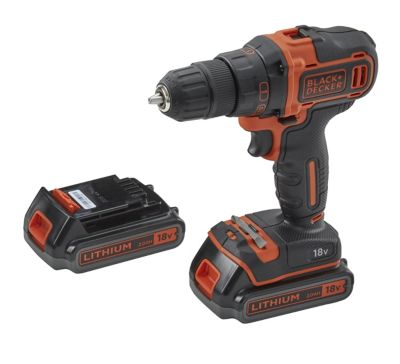 Perceuse visseuse sans fil Black & Decker BDCD186K1B2 18V-2Ah