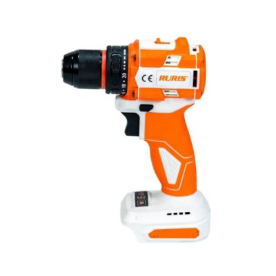 Perceuse-visseuse sans fil brushless RURIS RMX1260 20V, couple 60 Nm, 2 vitesses, mandrin rapide, percage et (sans batterie)