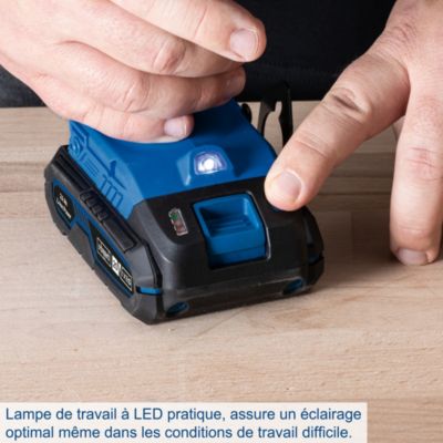 Perceuse-visseuse sans fil C-DTB74/1-X Scheppach IXES 20V - 50 Nm - Brushless - 1 batterie 2Ah+chargeur+coffret de 74 accessoires