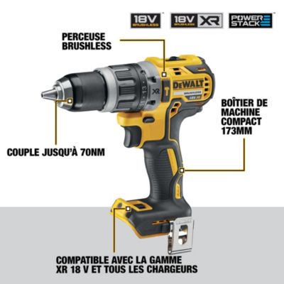 Perceuse visseuse sans fil DeWalt 18V DCD796D2-QW - 2x2Ah