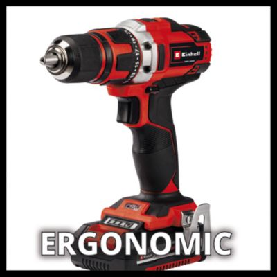 Perceuse visseuse sans fil Einhell Power x-change 18V TE-CD 18/40-1 Li 2 x 2Ah