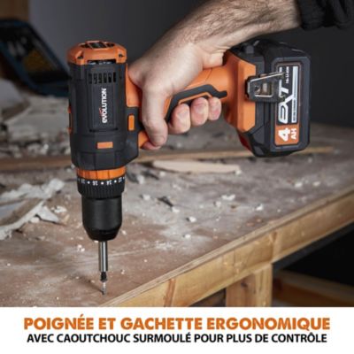 Perceuse visseuse sans fil Evolution 18V R13CMBLi (sans batterie) — free download