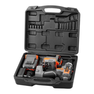 Perceuse visseuse sans fil - FUXTEC FX-E1BS20 - 20V 21000 frappes/min - Set avec 2 batteries 2Ah et chargeur 1A