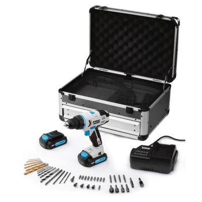 Perceuse Visseuse à Percussion Sans Fil Mac Allister 18V MCI1258COM 50nm 1x2ah 74 Accessoires~5063022700407 05c