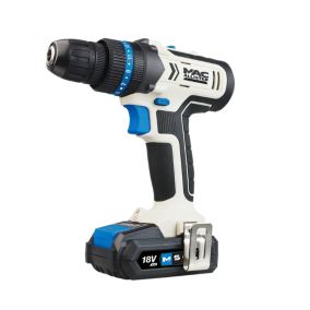 Perceuse visseuse sans fil Mac Allister 18V MDD18-Li-2 2AH + 13 accessoires offerts