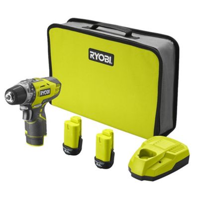 Perceuse visseuse sans fil Ryobi 12V R12DD-220S - 2x2Ah