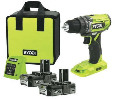 Perceuse Visseuse Sans Fil Ryobi One R18dd2 220s 18v 2ah Castorama