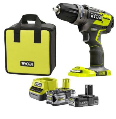 Perceuse Visseuse Sans Fil Ryobi One R18pdbl 252s 18v 1 X 5ah 2ah Castorama