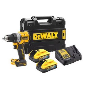 Perceuse-visseuse XR 18V 13mm + 2 batteries 5Ah + chargeur + coffret TSTAK - DEWALT - DCD800H2T-QW