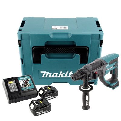 Perfo-Burineur MAKITA DHR202RTJ (2 x 5,0 Ah DC18RC MAKPAC 3)