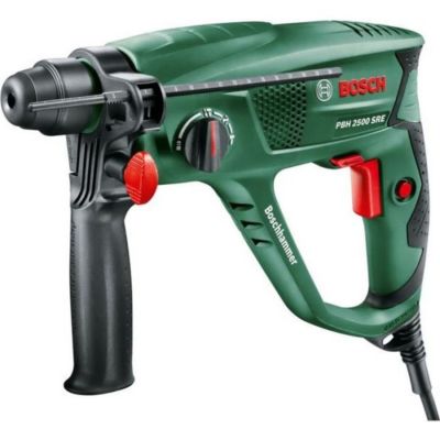 Perforateur Bosch - PBH 2500 SRE 600W, 1,9 J, 0   5.100 cps/min, Livré avec Accessoires et Coffret Plastique