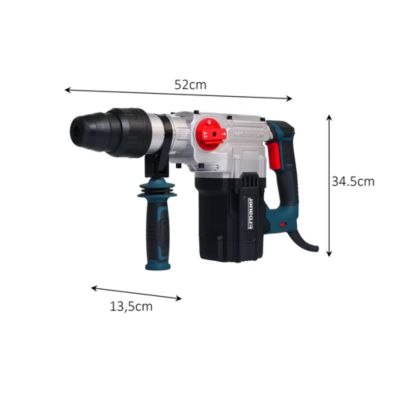 Perforateur SDS Max filaire - énergie de frappe 11 J - puissance 1500 W - Erbauer ERH1500-MX