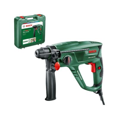 Perforateur SDS Plus filaire - énergie de frappe 1,7 J - puissance 550 W - Bosch PBH 2100 RE avec malette de transport