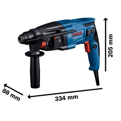 Perforateur SDS Plus filaire - énergie de frappe 2 J - puissance 720 W - Bosch Professional GBH 2-21