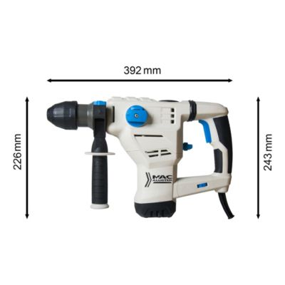 Perforateur SDS Plus filaire - énergie de frappe 4,5 J - puissance 1250 W - Mac Allister TTB809DRH