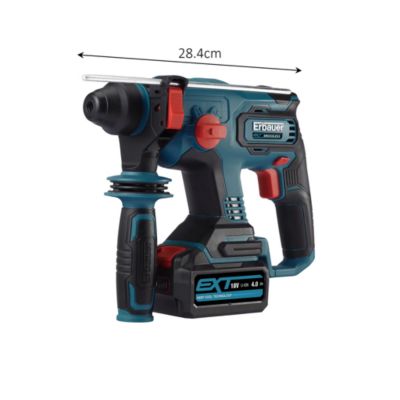 Perforateur SDS Plus sans fil avec batterie 18 V - énergie de frappe 2 J - Erbauer ERH18-Li