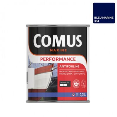PERFORMANCE NB BLEU MARINE  0,75L -  Antifouling tous  bateaux et coques (sauf aluminium) - COMUS