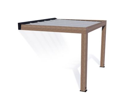 Pergola adossée bois Helsinki Canopia 3 x 3,4 m
