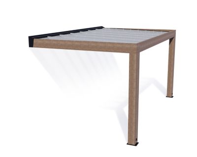 Pergola adossée bois Helsinki Canopia 3 x 5,3 m
