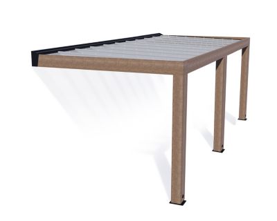 Pergola adossée bois Helsinki Canopia 3 x 6,65 m