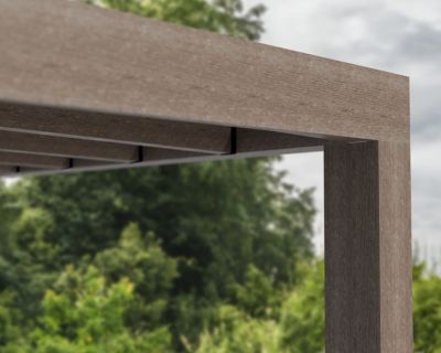 Pergola adossée bois Helsinki Canopia 3 x 6 m