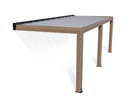 Pergola adossée bois Helsinki Canopia 3 x 7,3 m