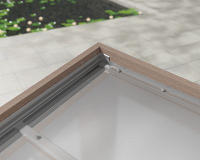 Pergola adossée bois Helsinki Canopia 3 x 7,3 m