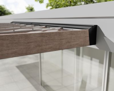 Pergola adossée bois Helsinki Canopia 3 x 7,3 m