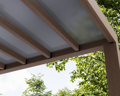 Pergola adossée bois Helsinki Canopia 3 x 7,3 m