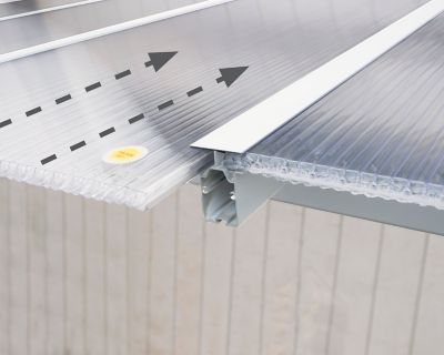 Pergola adossée Olympia 3 x 4,25m blanc