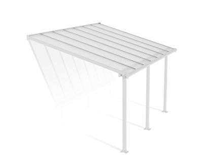 Pergola adossée Olympia 3 x 4,25m blanc