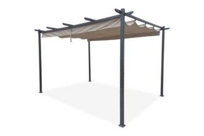 Pergola autoportée MIRA 4x3m Toile Beige