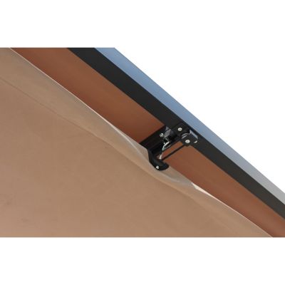 Pergola autoportante 3 x 4m avec toile en polyester taupe TUSA