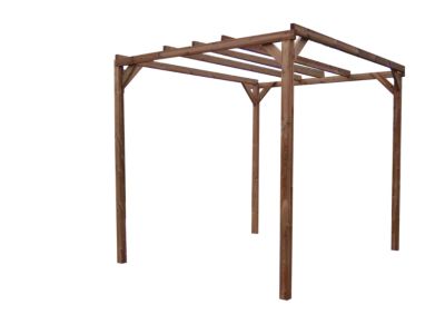 Pergola autoportante en bois 3 x 2,96 m Habrita