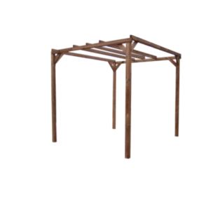 Pergola autoportante en bois 3 x 2,96 m Habrita