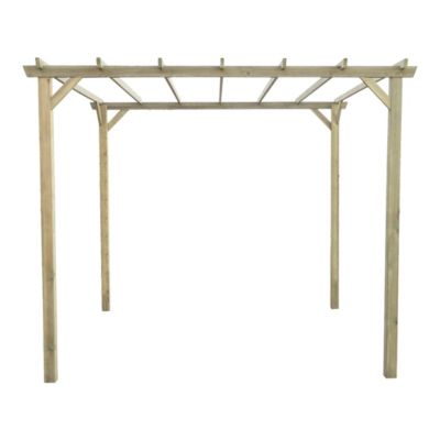 Pergola autoportante Ipomée en bois l.300 x L.300 x H.247 cm