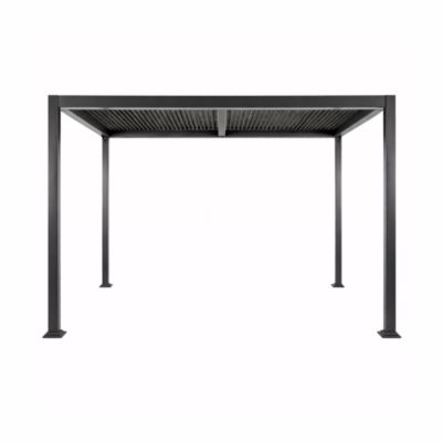 Pergola autoportante Sanba avec volet aluminium 3 x 3,6m