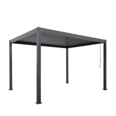 Pergola bioclimatique aluminium 4 x 3 m pergola jardin terrasse lames orientables Tero