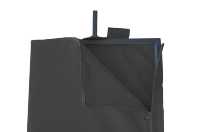 Pergola bioclimatique autoportée BAHIA 4x3m Toile Gris anthracite - Lames orientables