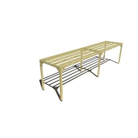 Pergola bois - 10m x 2m - indépendante - sens largeur - livraison comprise