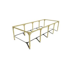 Pergola bois - 10m x 4m - indépendante - cadre simple - livraison comprise