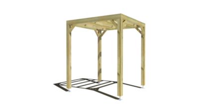 Pergola bois - 2m x 2m - indépendante - sens largeur - livraison comprise