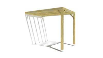 Pergola bois - 2m x 3m - adossée - sens profondeur - livraison comprise